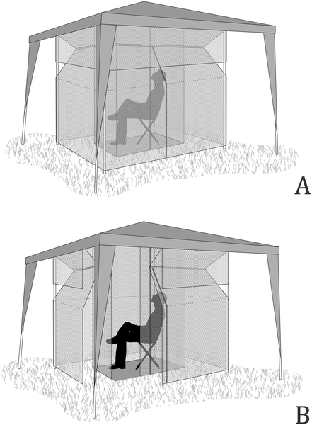 MosqTent: An individual portable protective double-chamber