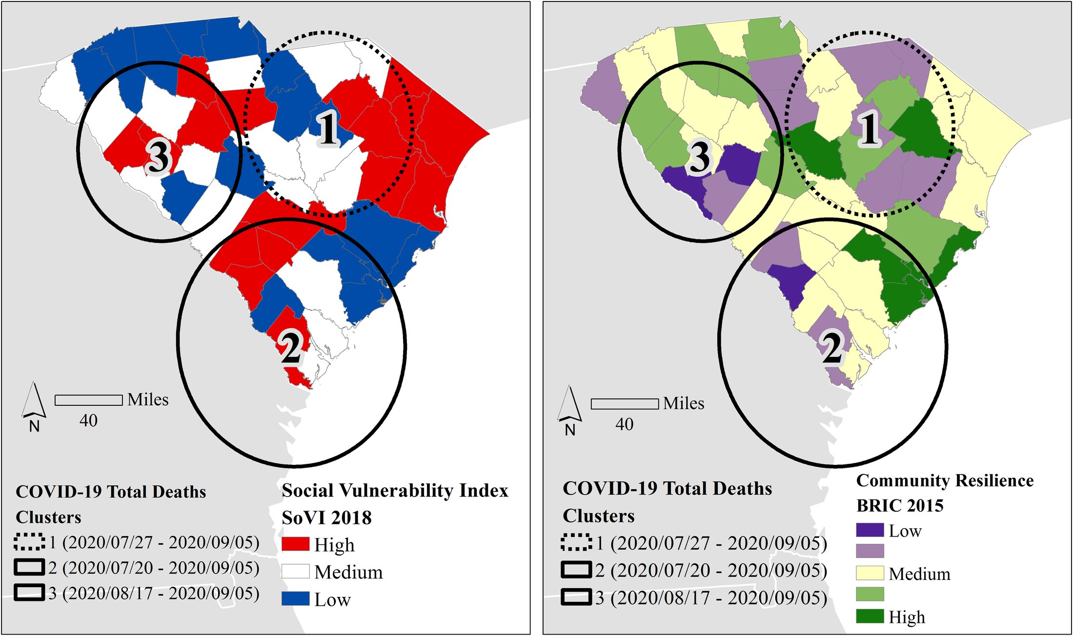 Urban-rural differences in COVID-19 exposures and outcomes in the South: A  preliminary analysis of South Carolina | PLOS ONE