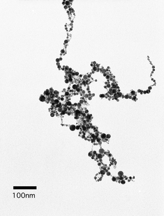 <h2>Transmission electron micrograph of PtNPs.</h2>