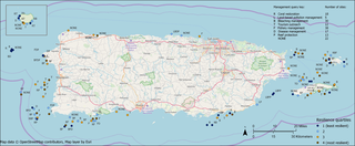 Reef survey sites (n = 103) showing which management queries applied to each site.